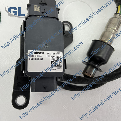 Sensor de alta pressão 0281008497 do oxigênio do nitrogênio 12 volts horizontalmente sensor do oxigênio do nitrogênio de cinco agulhas para o caminhão leve