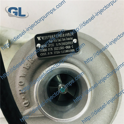 Turbocompressor GENUÍNO NOVO do turbocompressor A-JP35 372A-1118010BB 35Z1501-00A-1 para SQR372A 1.0T 46KW