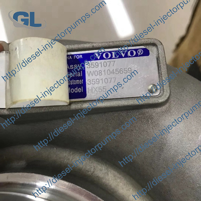 HX55 turbocompressor 3591077 turbocompressor 1677726 3591077-D para o caminhão FH12 FM12 de VO-LVO com motor de D12C