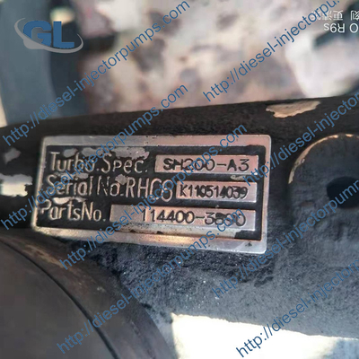 RHG6 turbocompressor novo 1144003890 1-14400-3890 para a terra do JCB que move-se para a máquina escavadora 6BG1 de SUMITOMO SH200-3