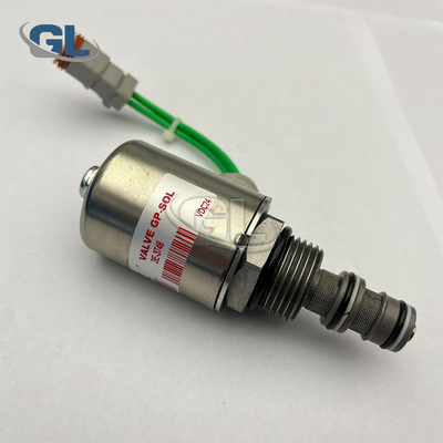 Válvula solenoide de controlo do regulador de pressão de combustível 3E-3748 D11R D10R II R2900 VDC24 para motor CAT 824G 825G 826G 960F 966F