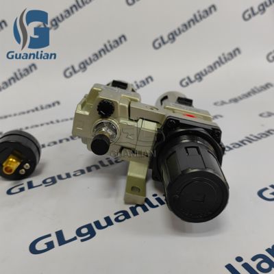 Unidade Combinada de Tratamento de Fonte de Ar com Regulador de Pressão Filtro Pneumático Regulador AW3000-03D