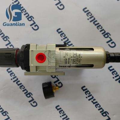 Unidade Combinada de Tratamento de Fonte de Ar com Regulador de Pressão Filtro Pneumático Regulador AW3000-03D
