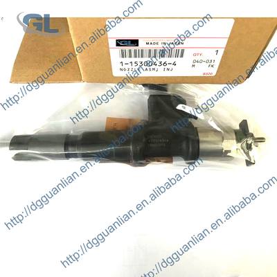 Assy diesel 095000-6303 095000-6304 095000-6305 1-15300436-3 1-15300436-4 do injetor do combustível comum do trilho para ISUZU 6WG1