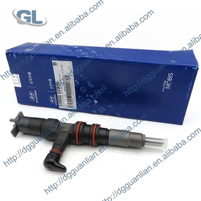 Injetor de combustível comum diesel genuíno do trilho 295700-0221 para o motor 33800-52800 de HYUNDAI F