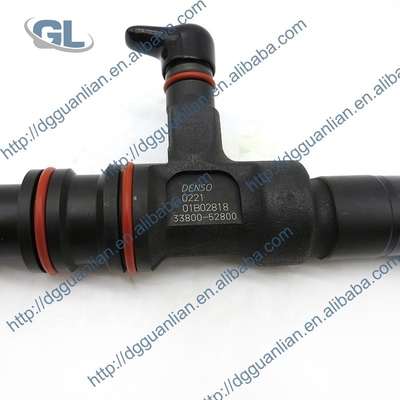 Injetor de combustível comum diesel genuíno do trilho 295700-0221 para o motor 33800-52800 de HYUNDAI F