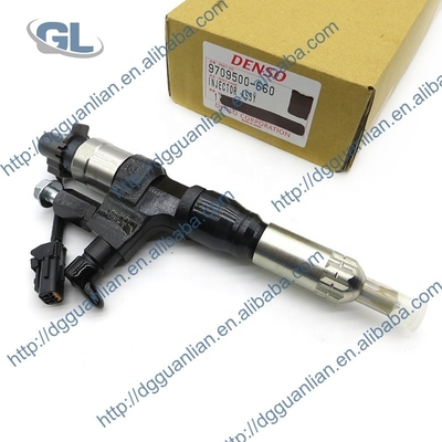 Injetor de combustível diesel genuíno e novo 095000-6600 095000-6603 para HINO J08E 23670-E0040 23670-E0041