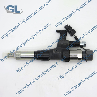 Injetor comum diesel genuíno 095000-6593 do trilho 9709500-659 23670-E0010 para HINO 500 J08E