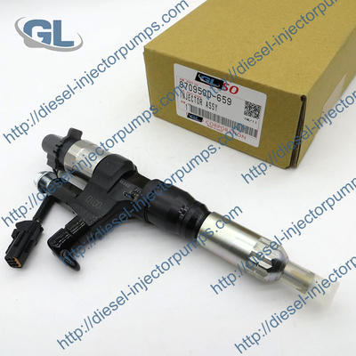 Injetor comum diesel genuíno 095000-6593 do trilho 9709500-659 23670-E0010 para HINO 500 J08E